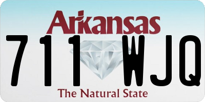 AR license plate 711WJQ