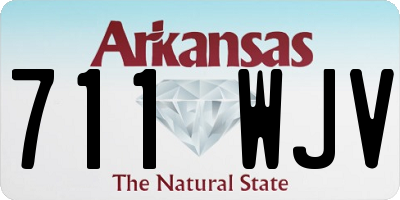 AR license plate 711WJV