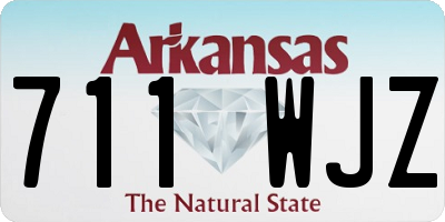 AR license plate 711WJZ