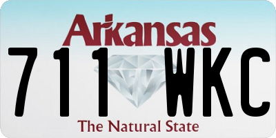 AR license plate 711WKC