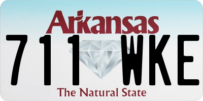 AR license plate 711WKE