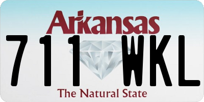 AR license plate 711WKL
