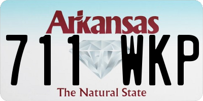 AR license plate 711WKP