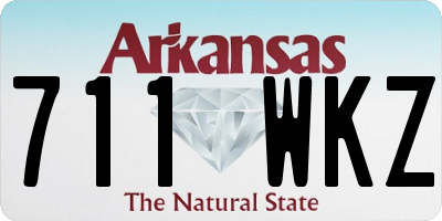 AR license plate 711WKZ