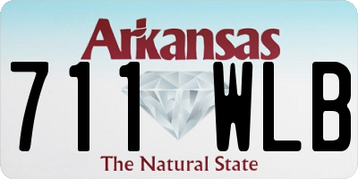 AR license plate 711WLB