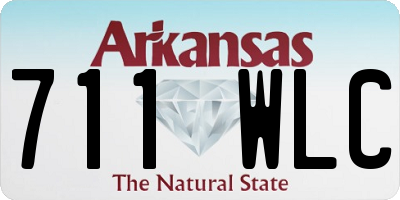 AR license plate 711WLC