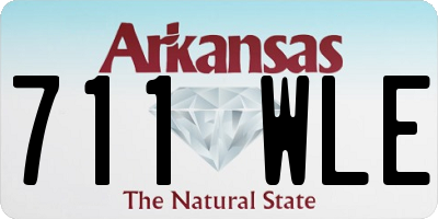 AR license plate 711WLE