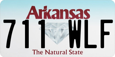 AR license plate 711WLF
