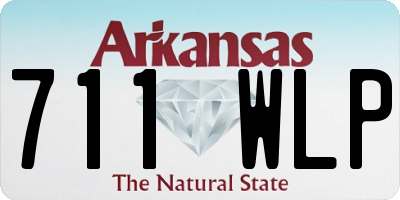 AR license plate 711WLP