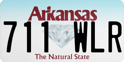 AR license plate 711WLR