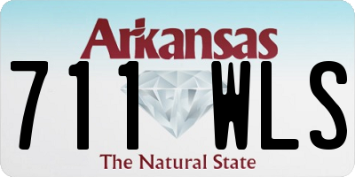 AR license plate 711WLS