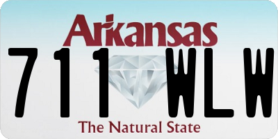 AR license plate 711WLW