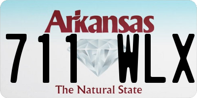 AR license plate 711WLX