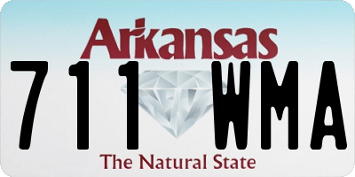 AR license plate 711WMA