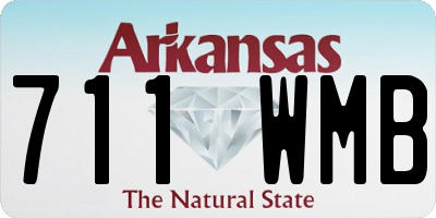 AR license plate 711WMB