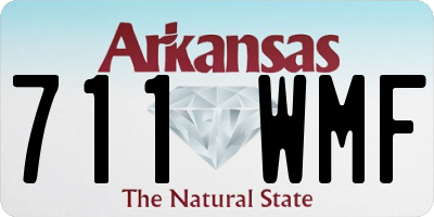 AR license plate 711WMF