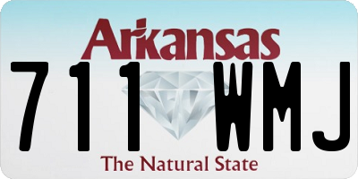 AR license plate 711WMJ
