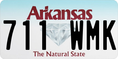 AR license plate 711WMK