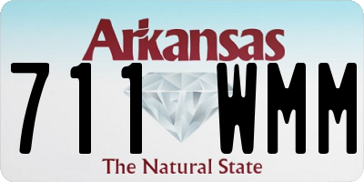 AR license plate 711WMM