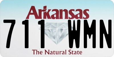 AR license plate 711WMN