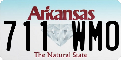 AR license plate 711WMO