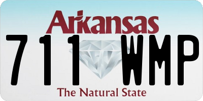 AR license plate 711WMP