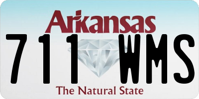 AR license plate 711WMS