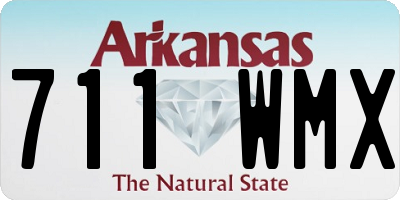 AR license plate 711WMX