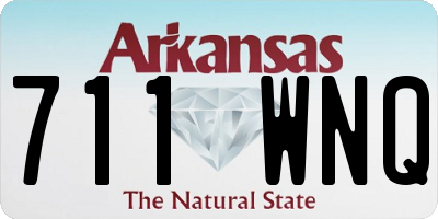 AR license plate 711WNQ