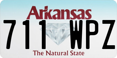 AR license plate 711WPZ