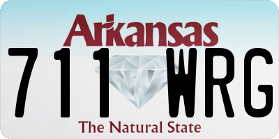 AR license plate 711WRG