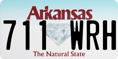 AR license plate 711WRH