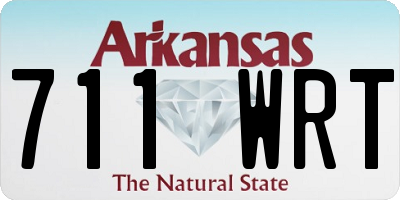 AR license plate 711WRT