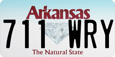AR license plate 711WRY