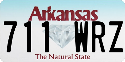 AR license plate 711WRZ