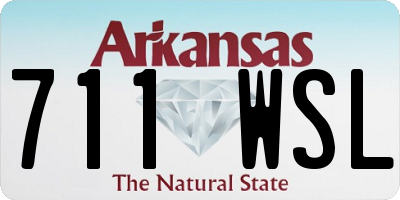 AR license plate 711WSL