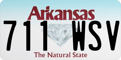 AR license plate 711WSV