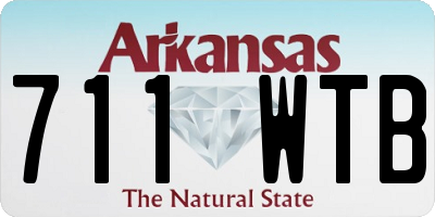 AR license plate 711WTB