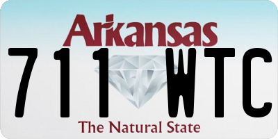 AR license plate 711WTC