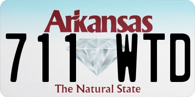 AR license plate 711WTD