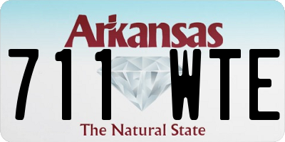 AR license plate 711WTE