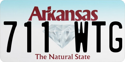 AR license plate 711WTG