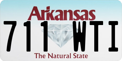 AR license plate 711WTI