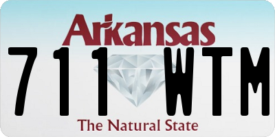 AR license plate 711WTM