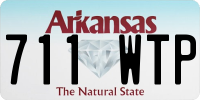 AR license plate 711WTP