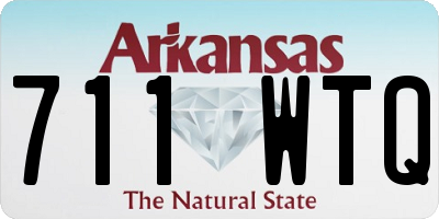 AR license plate 711WTQ