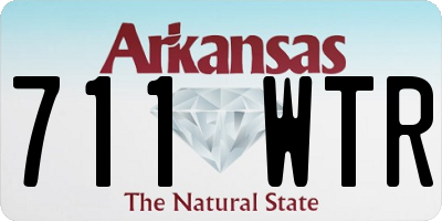 AR license plate 711WTR