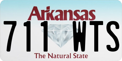 AR license plate 711WTS
