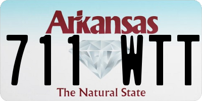 AR license plate 711WTT