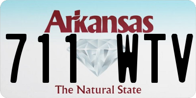 AR license plate 711WTV